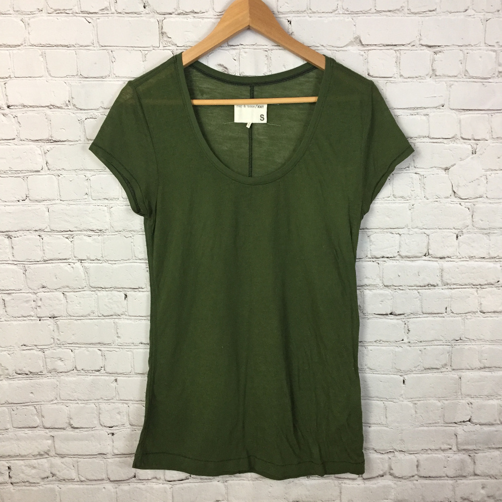 Rag & Bone | Knit Burnout Tee T-Shirt S